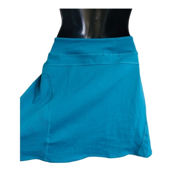 Sincerely Jules teal tennis golf active mesh‎ skort size large new - Picture 5 of 14